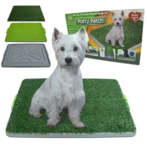 Baño Ecológico Para Perro Grande Potty Patch – Gris