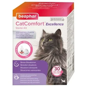 beaphar CatComfort® difusor antiestrés para gatos Kit de inicio (Vaporizador + Petaca 48 ml)