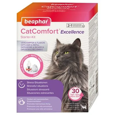 beaphar CatComfort® difusor antiestrés para gatos Kit de inicio (Vaporizador + Petaca 48 ml)