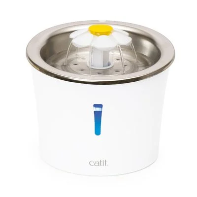 Bebedero fuente Catit Flower Fountain de acero, 3 l Fuente 3 l