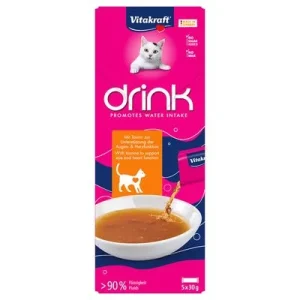 Bebida Vitakraft con pollo y taurina para gatos 5 x 30 g