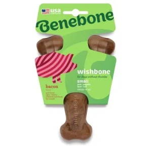 Benebone Wishbone Bacon Pequeño: aprox. 17,5 x 10 x 4 cm (L x An x Al)