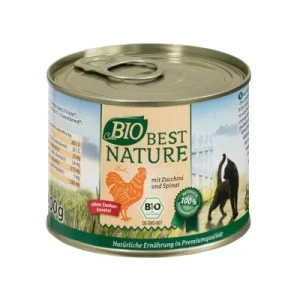 Best Nature Cats Bio pollo y calabacín 6 x 200 g