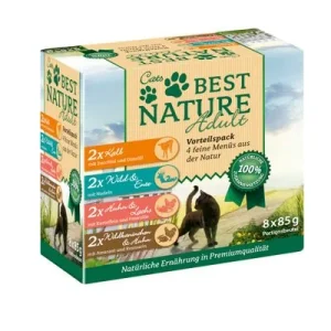 Best Nature Cats Multipack Pouches Mix of 4 8 x 85 g