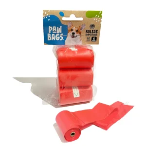 Bolsas de 6 Rollos Compostables Paw Bags (90 bolsas)