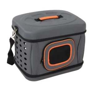 Bolso de transporte plegable para mascotas Gris: 42 x 32 x 30 cm (L x An x Al)