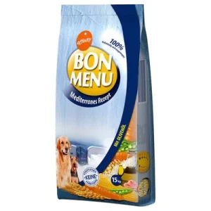 Bon Menu Dog Adult Receta Mediterránea 15kg Bon Menu Dog Adult Receta Mediterránea pienso para perros**