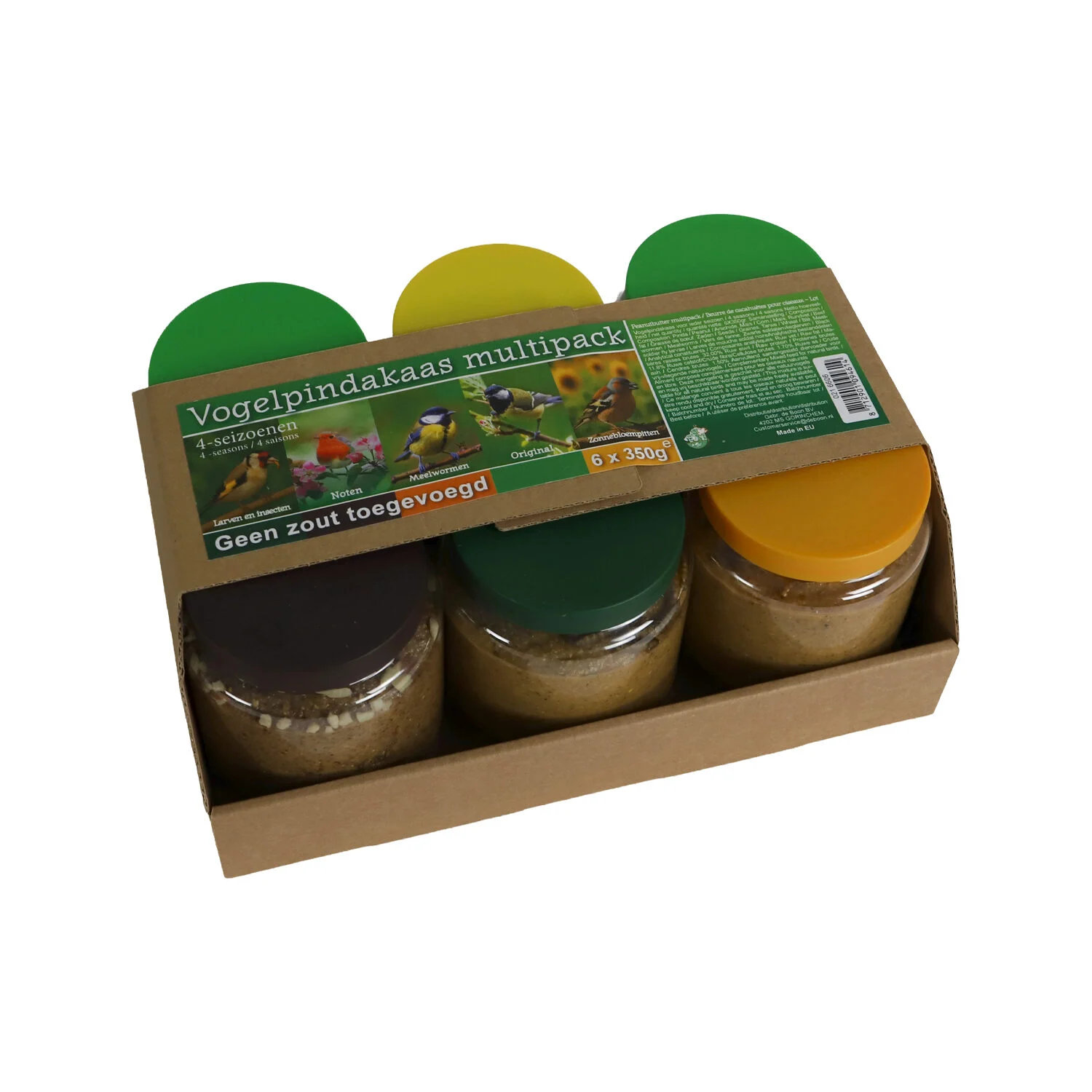 Boon Crema de Cacahuete para Aves del Jardín Multipack