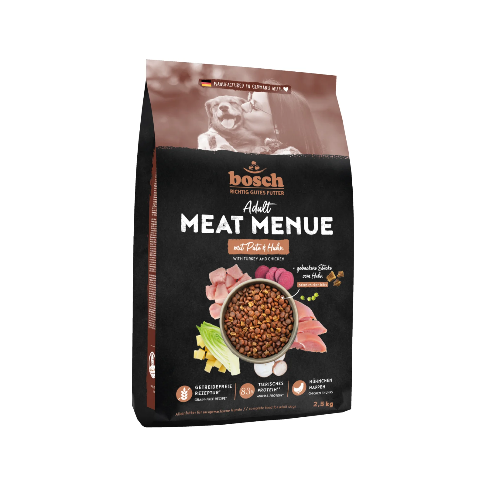 Bosch Meat Menue Adult Pienso para Perros - Pavo y Pollo