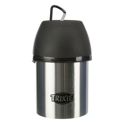 Botella de acero con bebedero Trixie Friends on Tour 300 ml