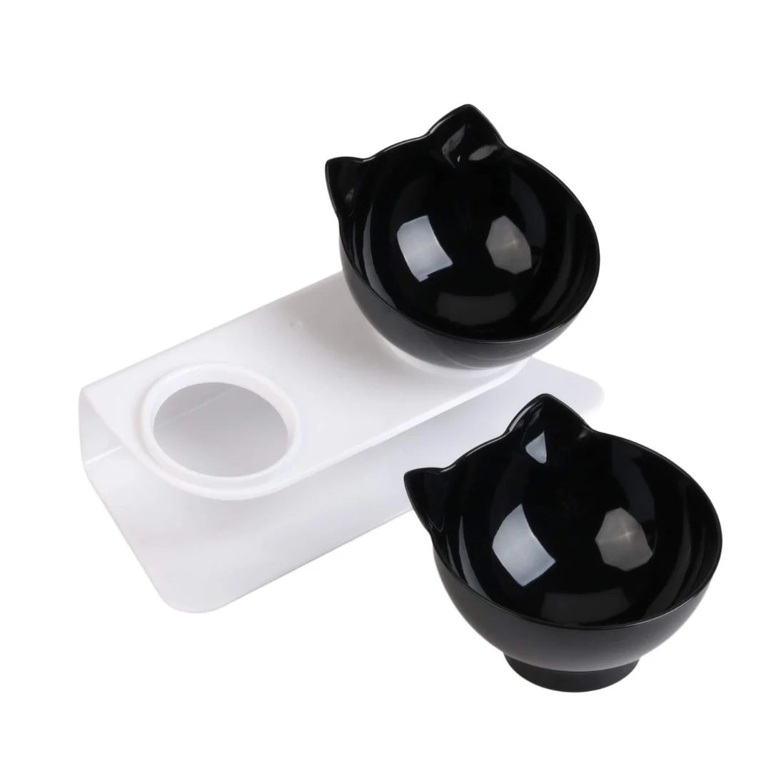 BOWL DOBLE CON BASE PARA GATO PER-ROS - Image 2