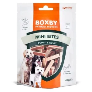 Boxby Puppy Mini Bites snacks para cachorros 100 g