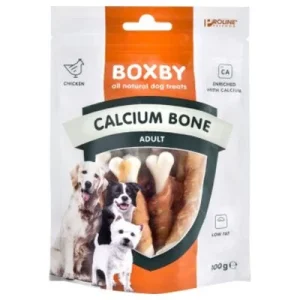 Boxby snacks en forma de hueso con calcio 100 g