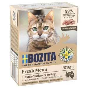 Bozita bocaditos en salsa 12 x 370 g Pollo y pavo