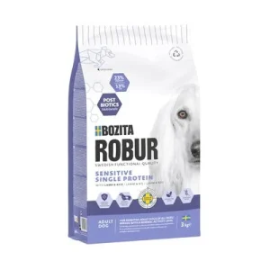 Bozita Robur Sensitive Single Protein cordero y arroz 3 kg