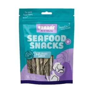 Braaaf palitos de salmón para perros 70 g (12 cm)