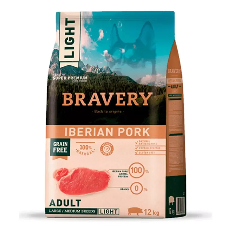 Bravery ligth iberian pork adult large medium breed