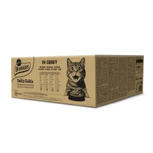 Brekkies Daily Delice Adult Cat 160 x 85 g - Pack ahorro Pack mixto en salsa (4 variedades)