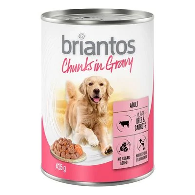 Briantos bocaditos en salsa 24 x 415 g - Pack Ahorro Vacuno y zanahorias