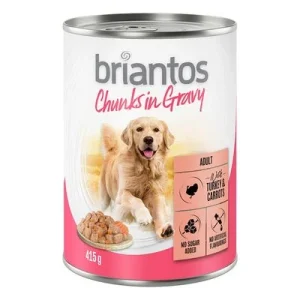 Briantos bocaditos en salsa 6 x 415 g Pavo y zanahorias