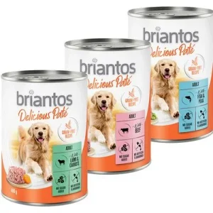 Briantos Delicious Paté - Pack de prueba 6 x 400 g