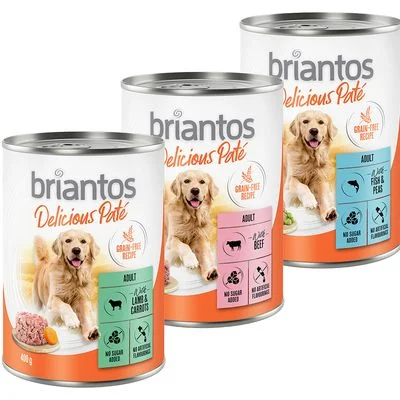 Briantos Delicious Paté - Pack de prueba 6 x 400 g