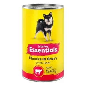 Briantos Essentials Chunks in Gravy 6 x 1240 g Vacuno