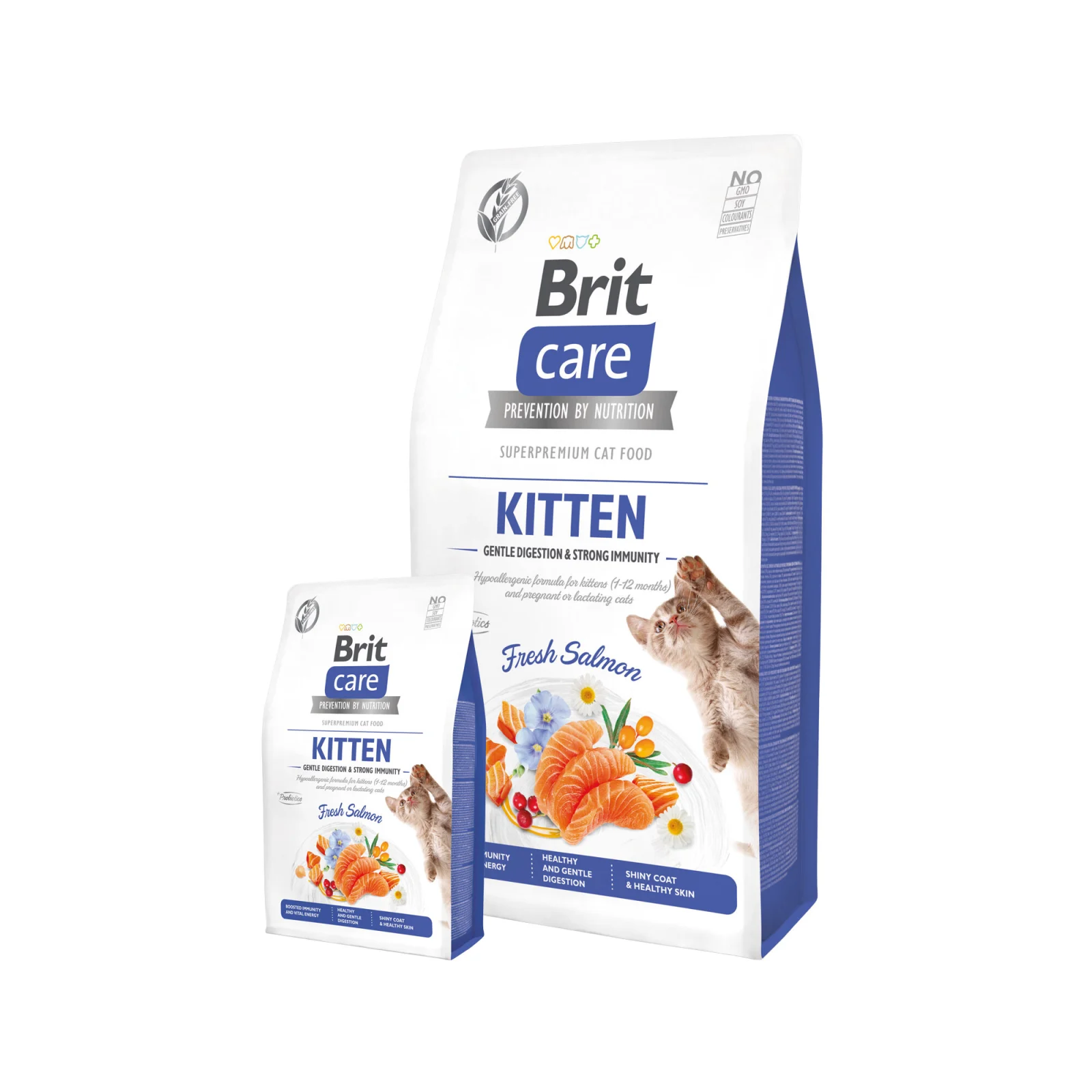 Brit Care Cat - Grain Free Kitten - Gentle Digestion & Strong Immunity