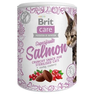 Brit Care Cat Snack Superfruits & Salmon 100 g