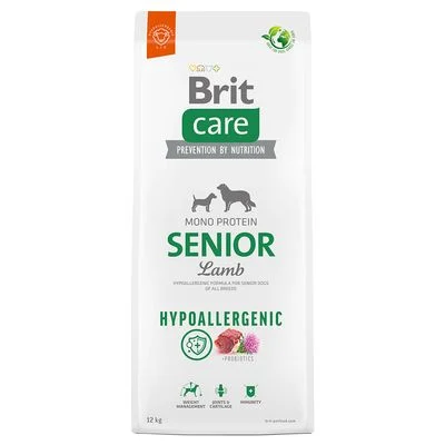 Brit Care Dog Hypoallergenic Senior cordero y arroz 12 kg