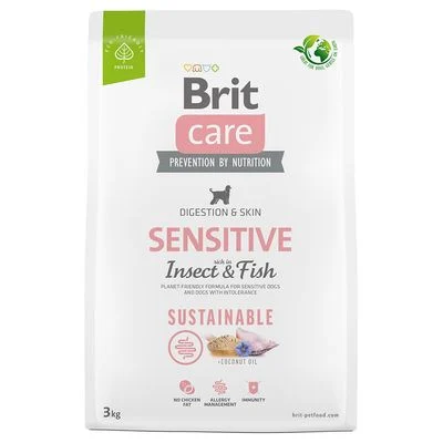 Brit Care Sustainable Sensitive con pescado e insectos 3 kg