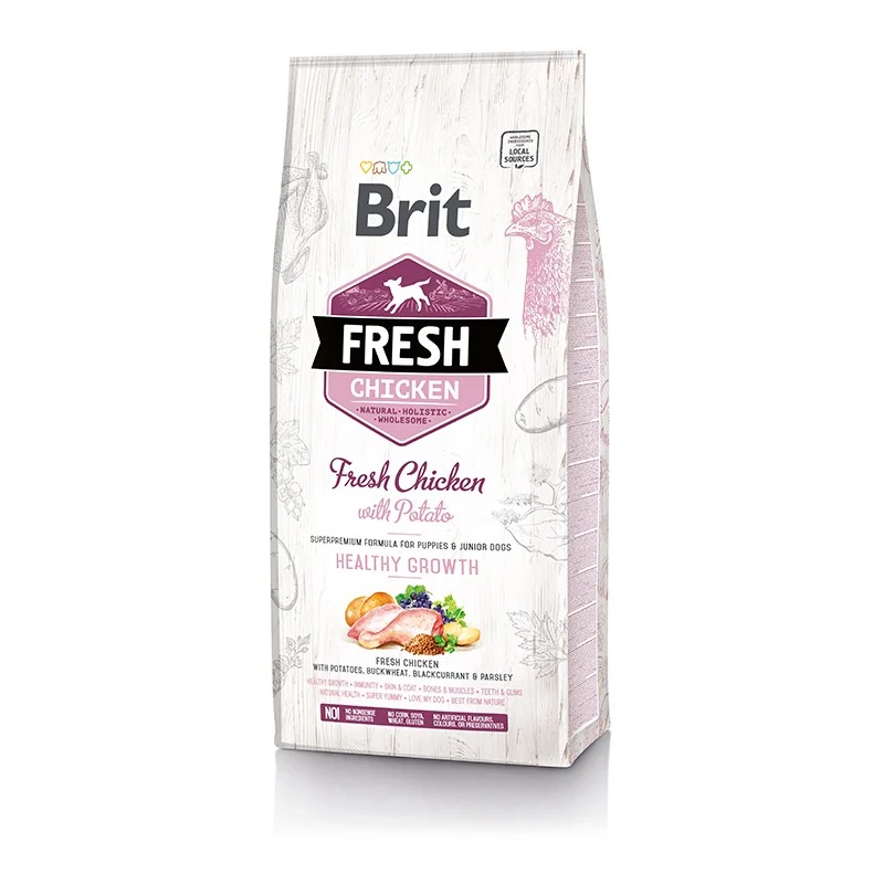 Brit Fresh Chicken With Potato Puppy Healthy Growth 2.5 KG