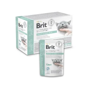 Brit Veterinary Diet Cat - Grain free - Urinary & Stress Relief - Pouch