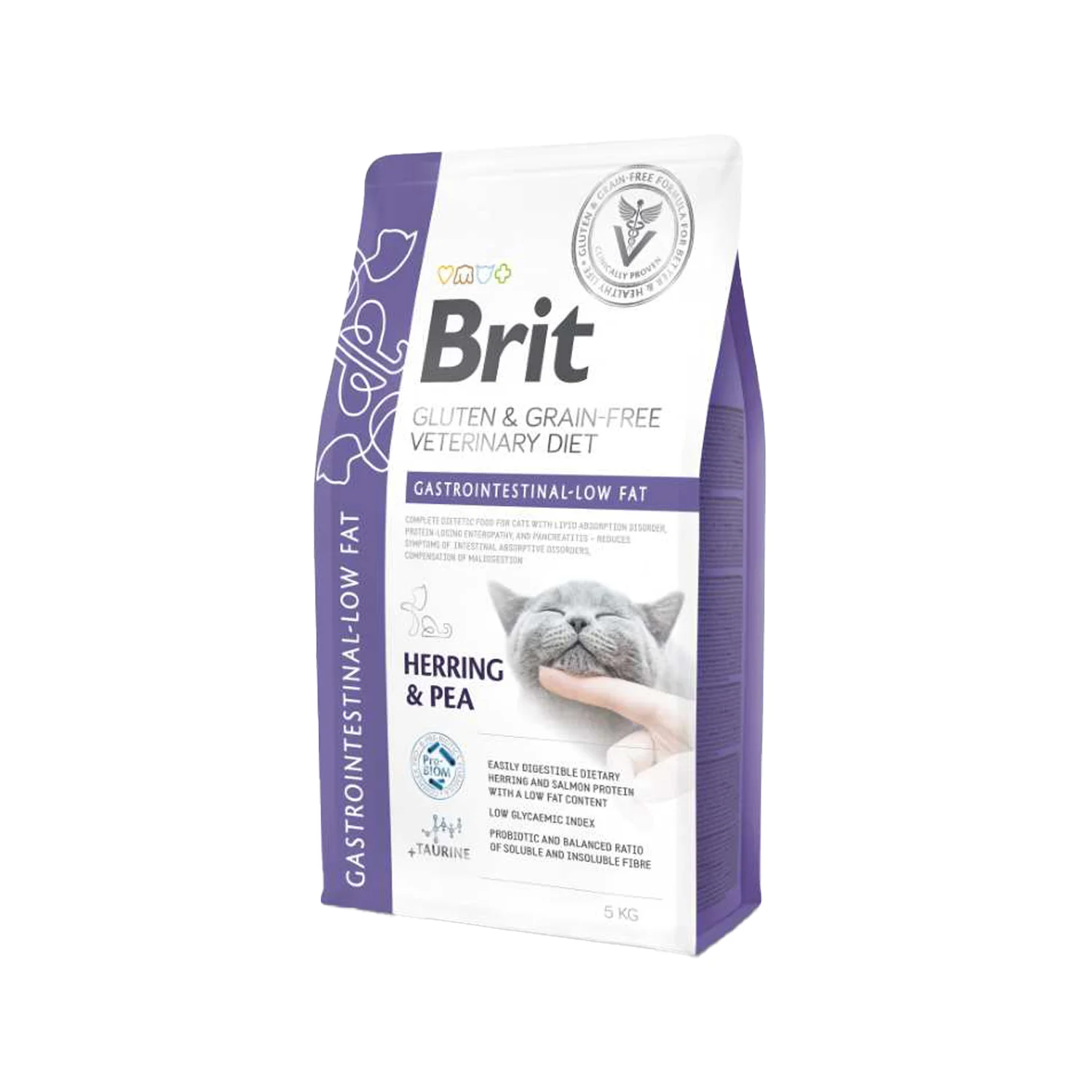 Brit Veterinary Diet Cat - Gluten & Grain free - Gastrointestinal Low Fat - Image 2