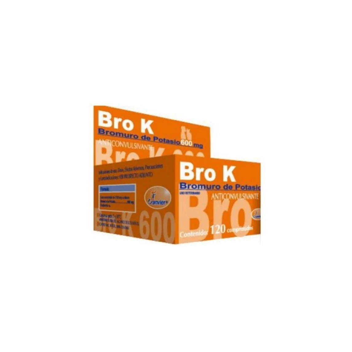 BRO K -BROMURO DE POTASIO- 600 MG