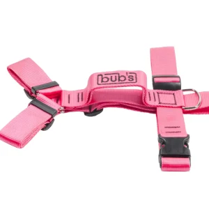 BUB’S Arnés NOT PULL (Anti Tirones) Hipoalergénico ROSA Talla S, M, L y XL con ASA