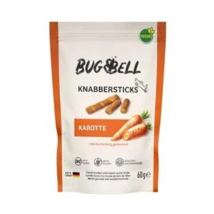 BugBell Palitos para mordisquear de zanahoria 60 g