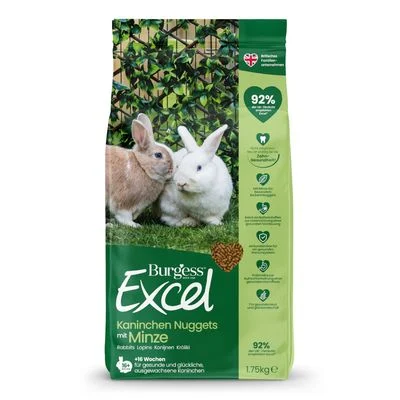 Burgess Excel Adult Bunny Nuggets con menta 9 kg