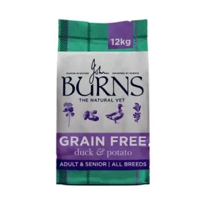 Burns Adult & Senior Sensitive pato y patata 12 kg