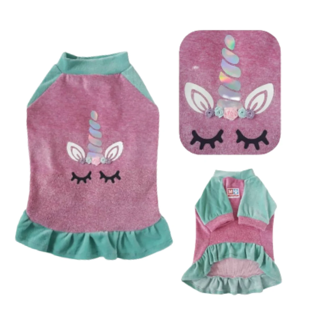 BUZO PLUSH MANCHITAS UNICORNIO