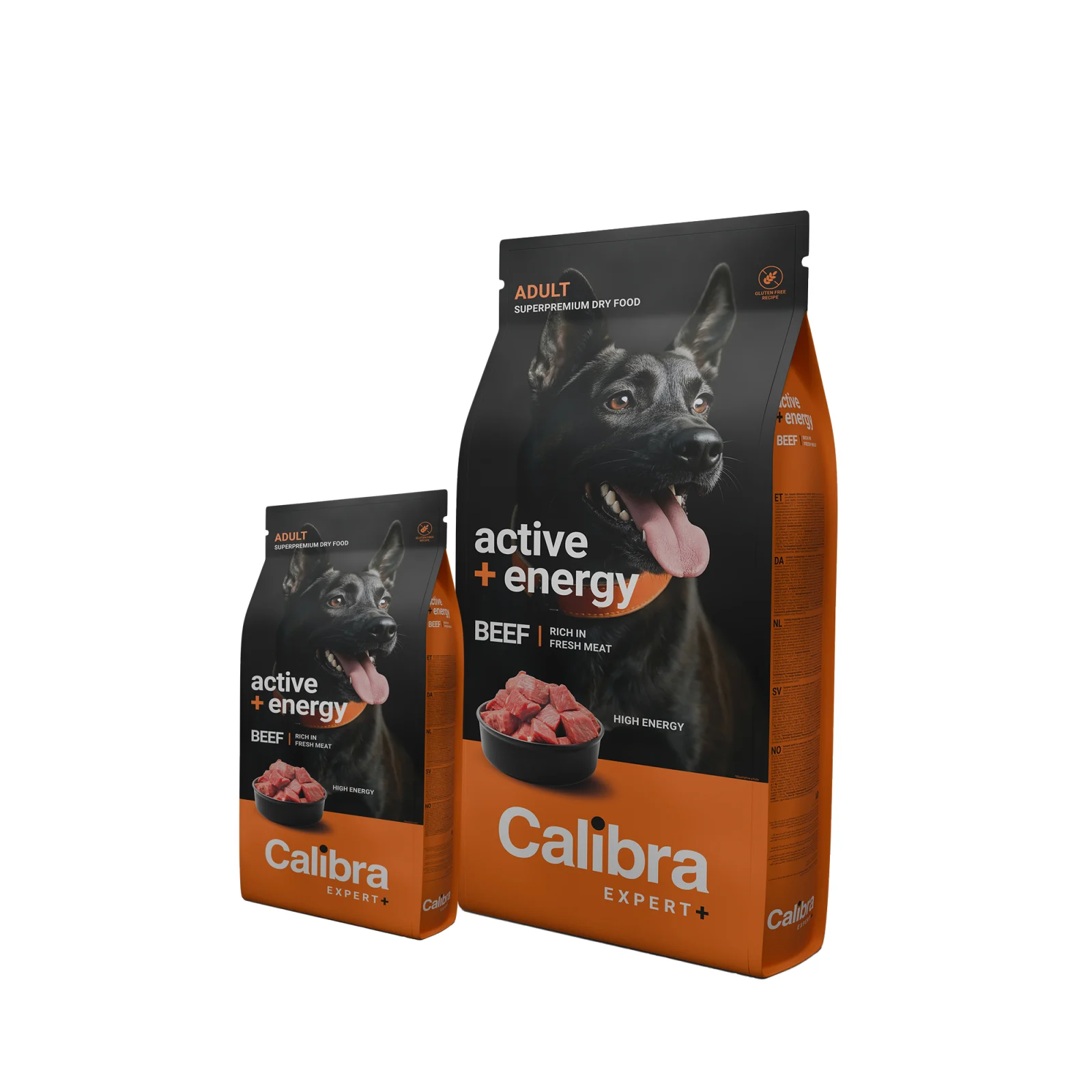 Calibra Dog Expert+ Adult Active & Energy - Ternera