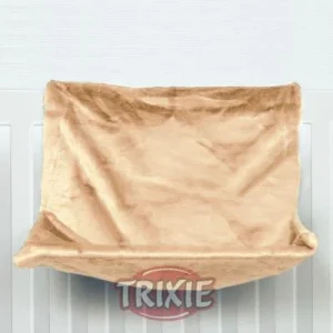 Cama para Radiador de Peluche Beige, Blanco Lana o Marron Clarito/Marron