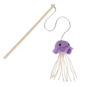 Caña TIAKI medusa juguete para gatos 1 unidad