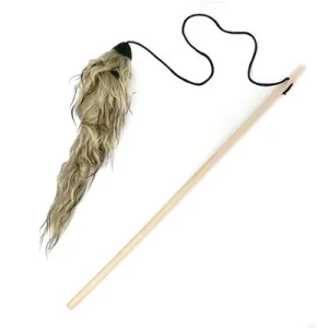Caña Woozle de Aumüller con hurón con pelo para gatos 1 unidad
