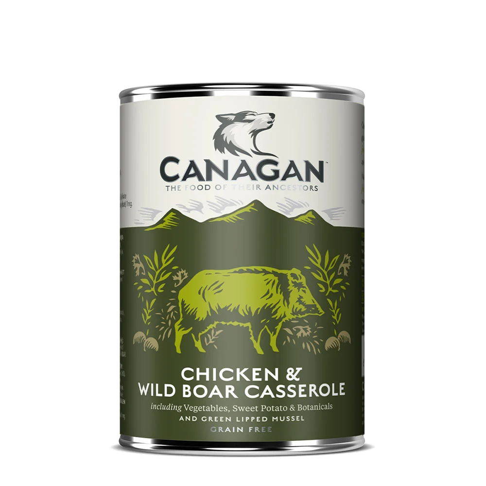 Canagan Guiso de Pollo y Jabalí salvaje 400 g