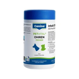 Canina Petvital Toallitas para Oídos