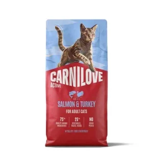 Carnilove Active Cat con salmón y pavo 6 kg
