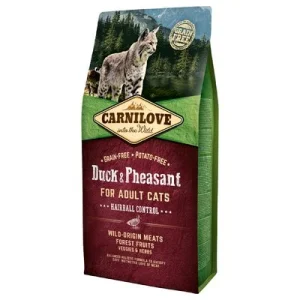 Carnilove Adult Cats Hairball Control con pato y faisán