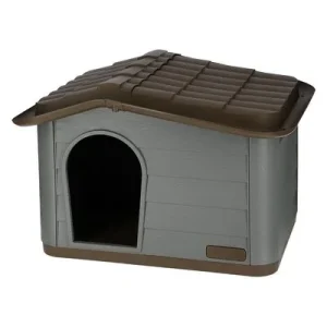 Casa Kerbl Pet Paola Eco para gatos verde gris / marrón : 60 x 51 x 41 cm (L x An x Al)