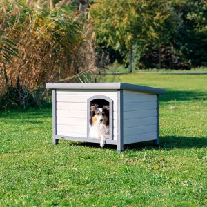 Caseta para Perros Classic Marron 104x72x68cm / 32x43cm